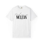 McLean Vibes Unisex Garment-Dyed T-Shirt, Casual Wear, Gifts for Locals, Trendy Summer Essential, Comfortable Everyday Tee