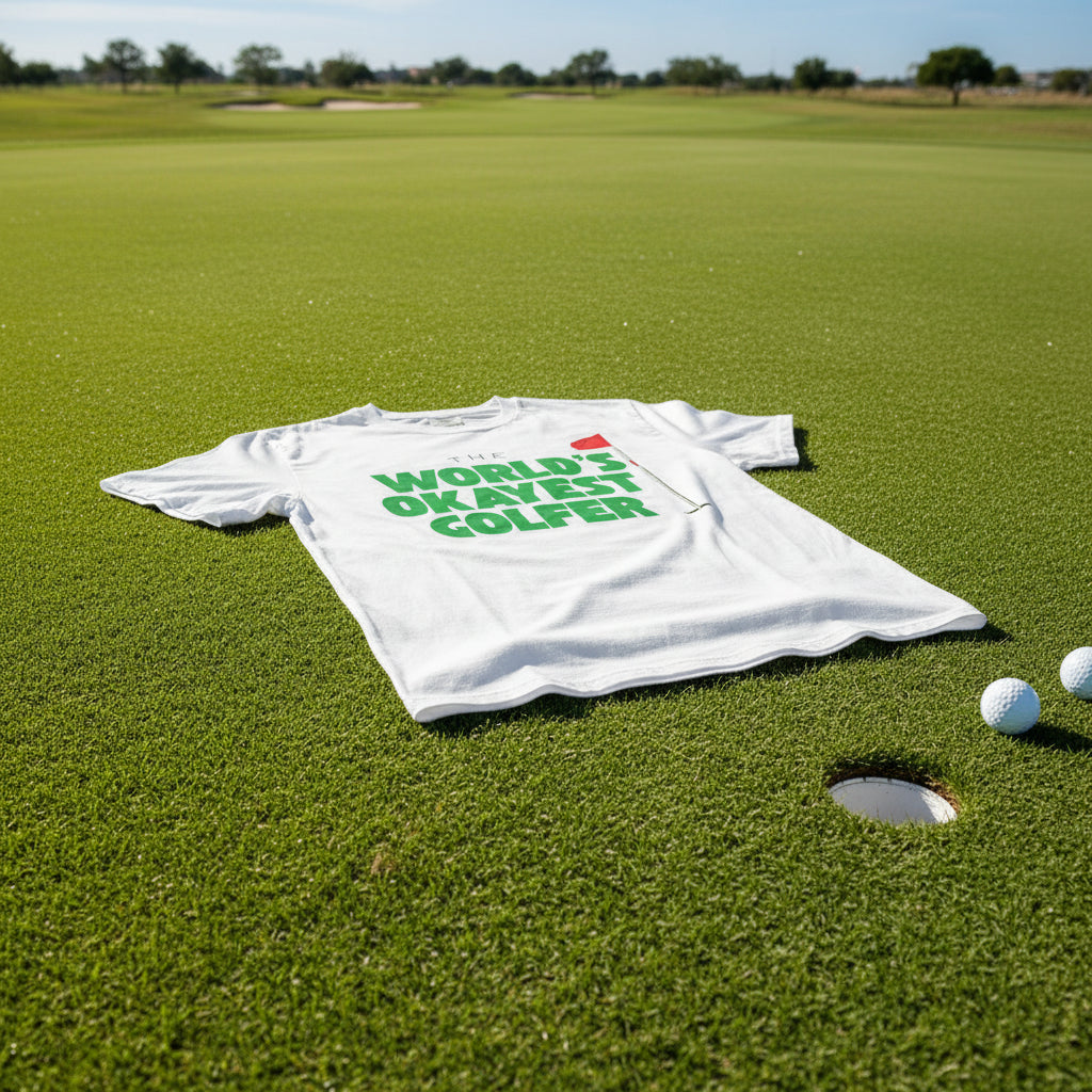 World's Okayest Golfer T-Shirt, Funny Golf Gift, Unisex Tee, Sports Apparel, Father's Day Gift, Golfer Humor