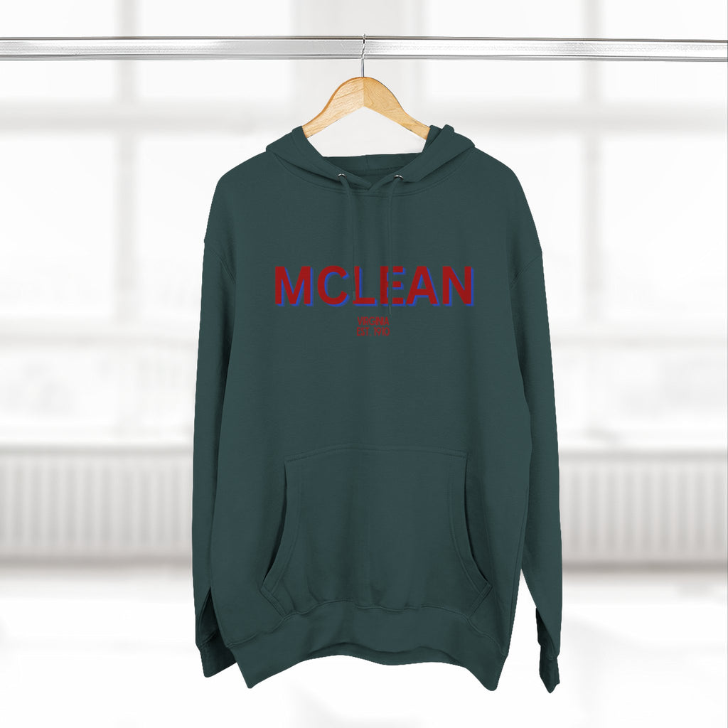McLean Fleece Hoodie, Casual Sweatshirt, Cozy Layering Piece, Perfect Gift for All Occasions, Stylish Streetwear