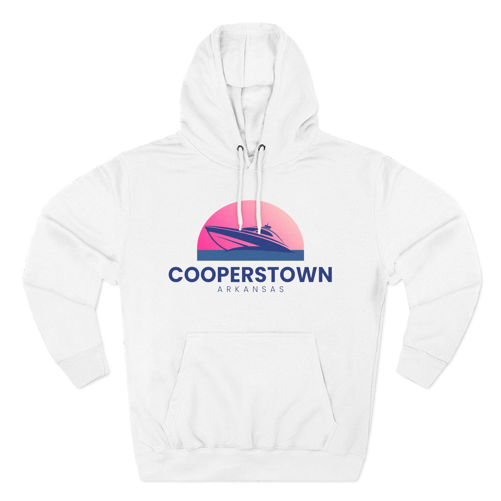 Cooperstown Vibes Hoodie with Design, Perfect for Autumn Lovers, Comfortable and Stylish, Great Gift for Vacations