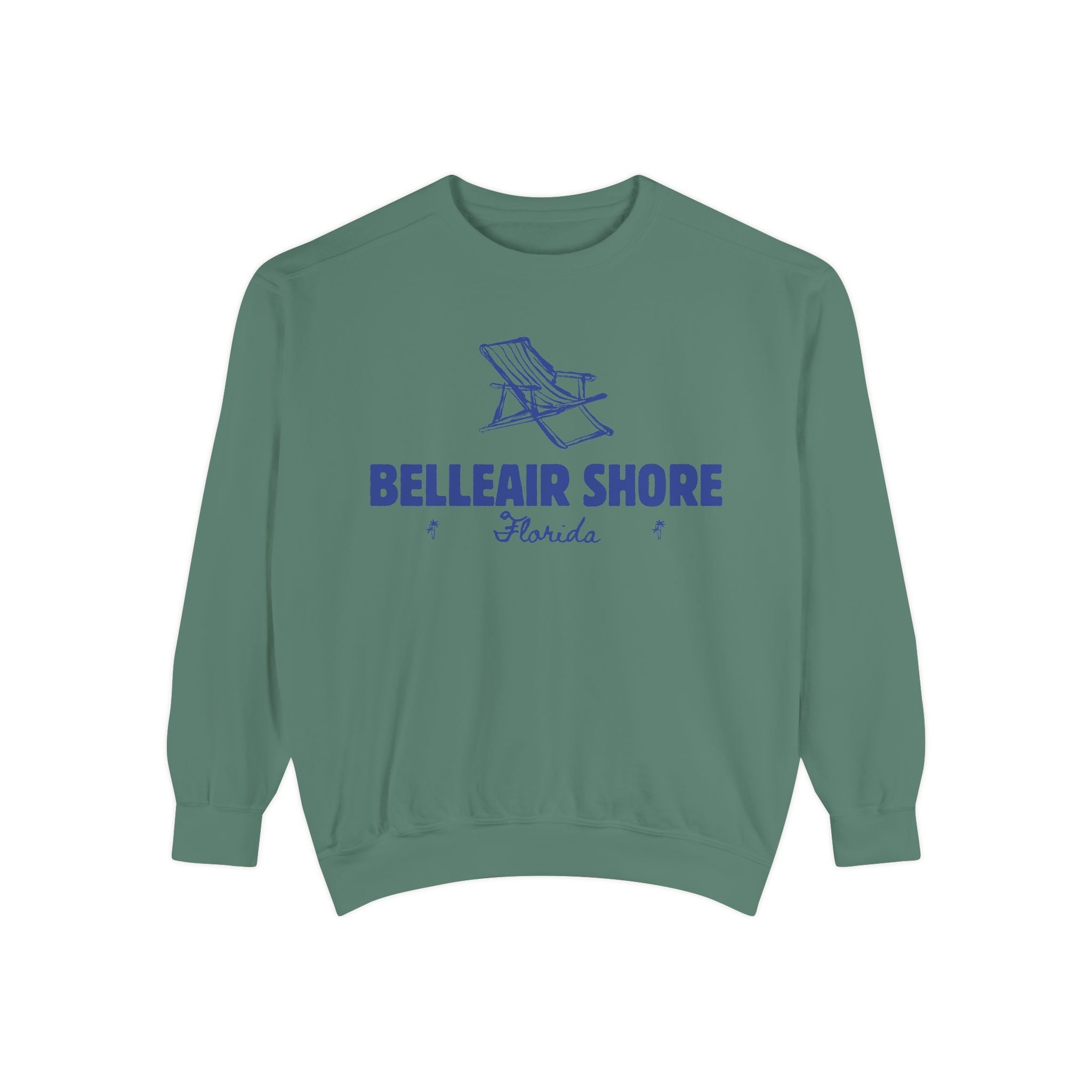 Belleair Shore Unisex Sweatshirt, Cozy Beach Vibes, Perfect Summer Gift, Florida Apparel, Relaxed Style for All