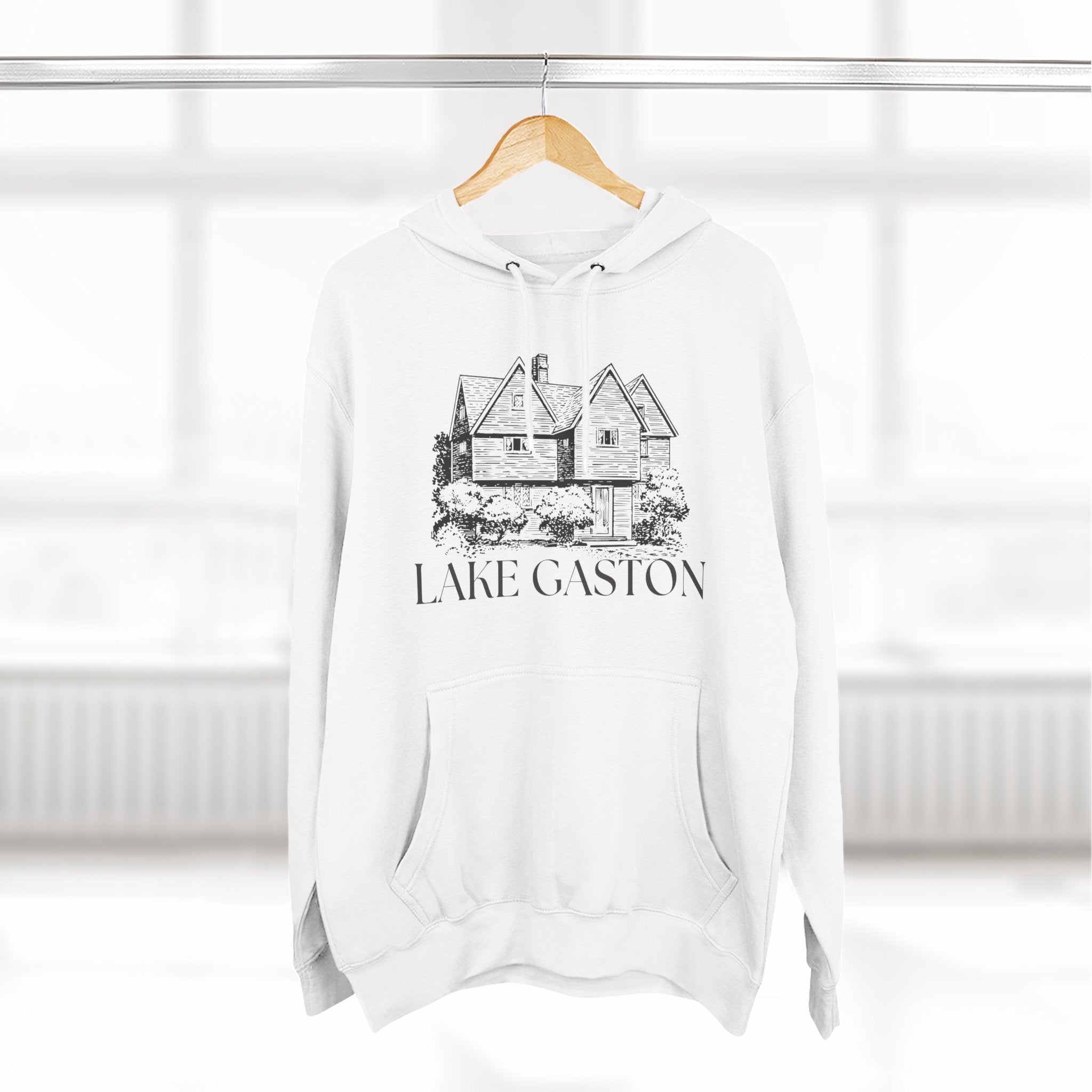 Lake Gaston Hoodie, Great for Beach Trips, Lake Days, Gift for Summer Lovers, Casual Wear, Travel Essential