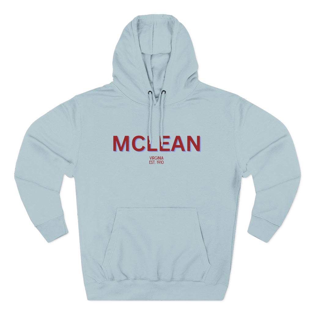 McLean Fleece Hoodie, Casual Sweatshirt, Cozy Layering Piece, Perfect Gift for All Occasions, Stylish Streetwear