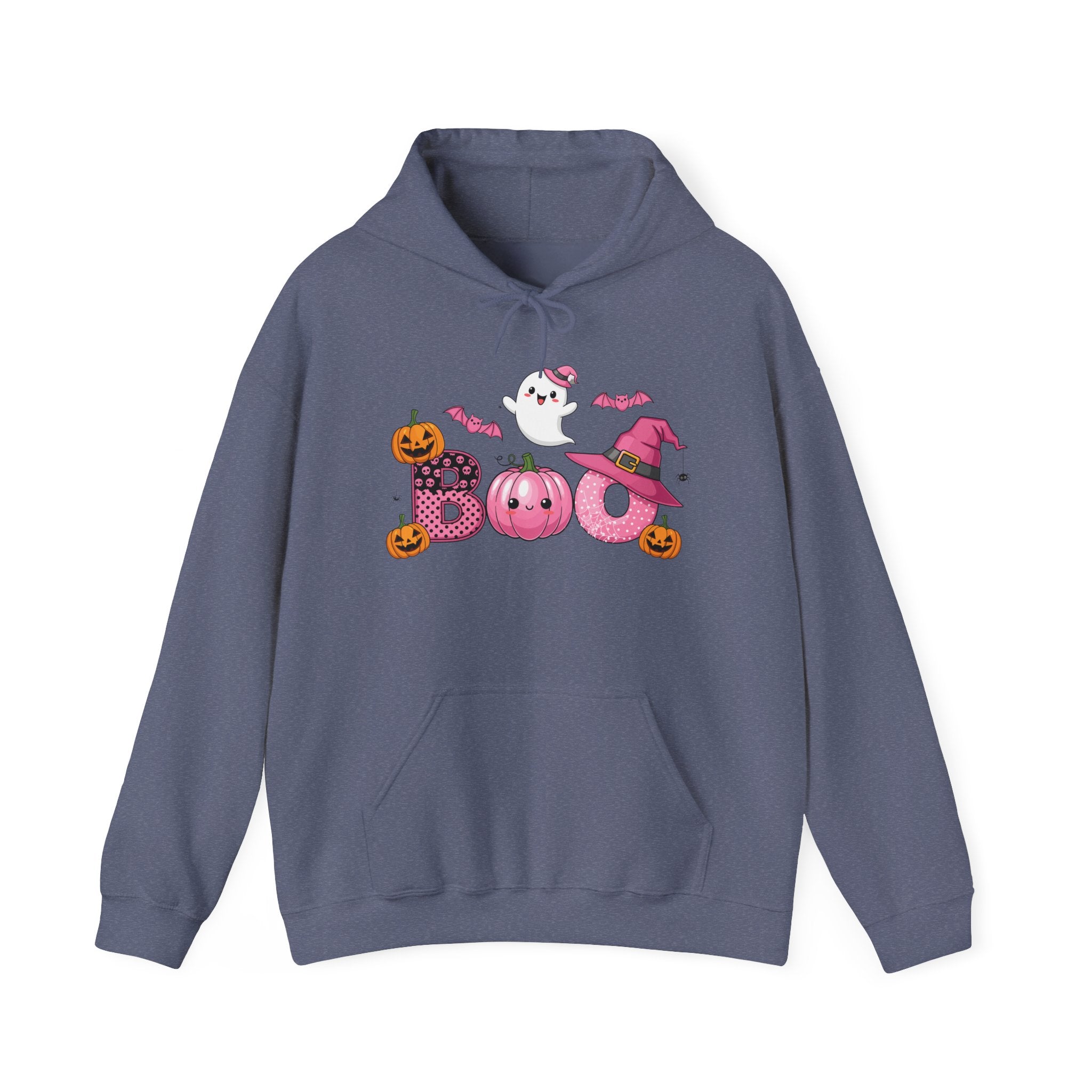 Halloween Boo Sweatshirt, Unisex Hoodie for Fall, Cozy Ghost Design, Cute Autumn Apparel, Halloween Costume