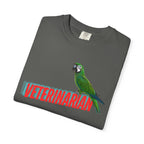 Veterinarian T-Shirt - Cute Parrot Graphic Tee for Animal Lovers, Gifts for Vet Students, Pet Owners, Animal Day Celebration