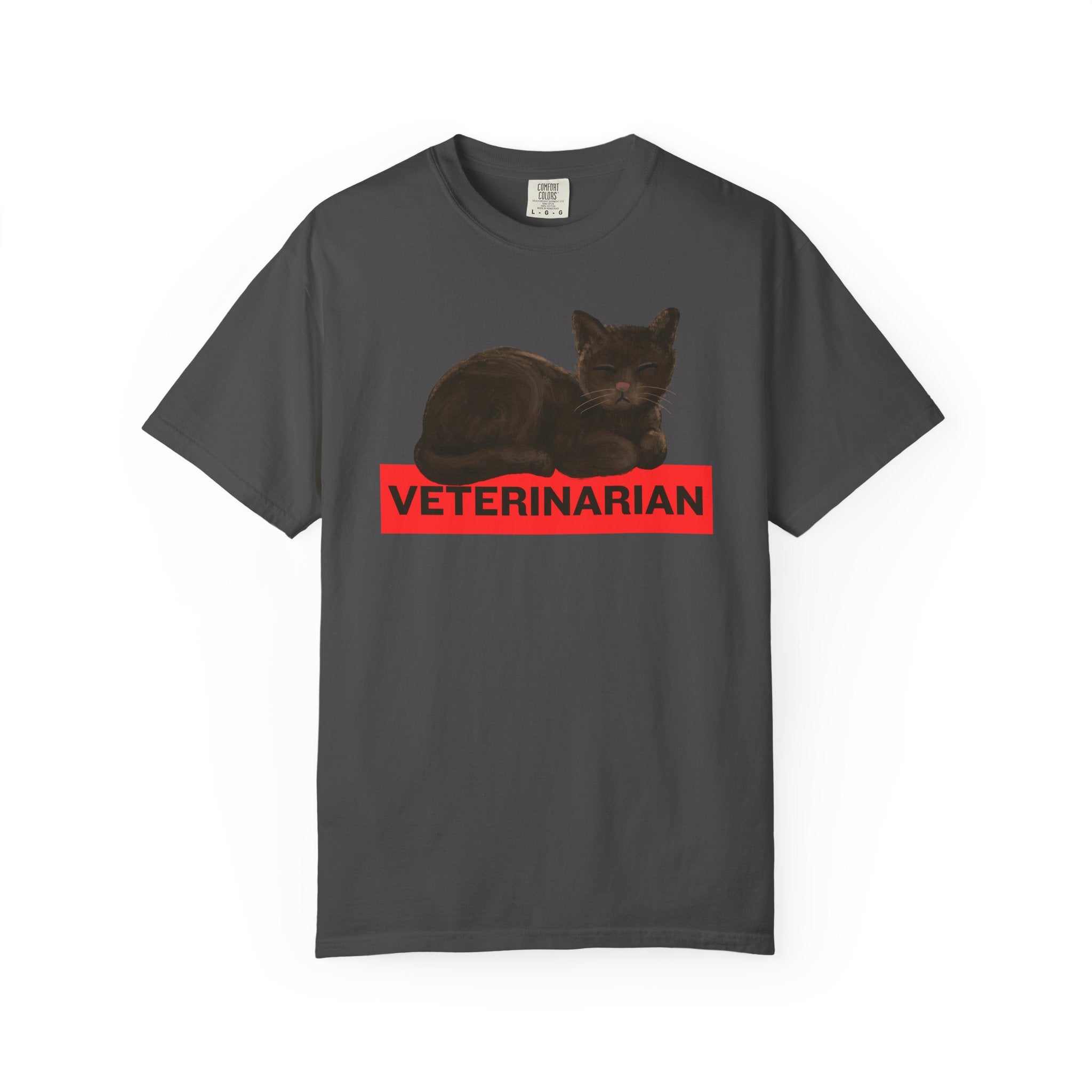 Veterinarian Cat T-Shirt, Funny Animal Lover Tee, Pet Owner Gift, Cute Vet Shirt, Unique Veterinary Apparel, Animal Rescue Shirt