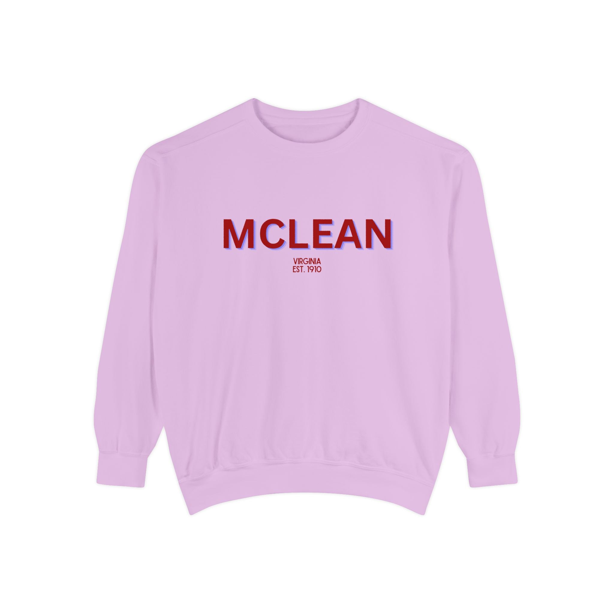 McLean Unisex Garment-Dyed Sweatshirt | Cozy Fashion, Perfect for Casual Outings, Gifts, Fall & Winter Style, Everyday Comfort