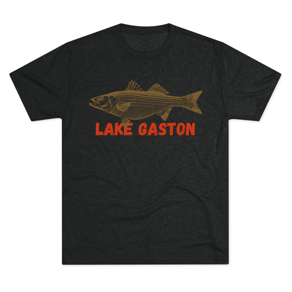 Lake Gaston Fishing Tee, Unisex Crew Neck Shirt, Summer Lake Apparel, Gift for Fishermen, Outdoor Adventure T-Shirt, Lake House Style
