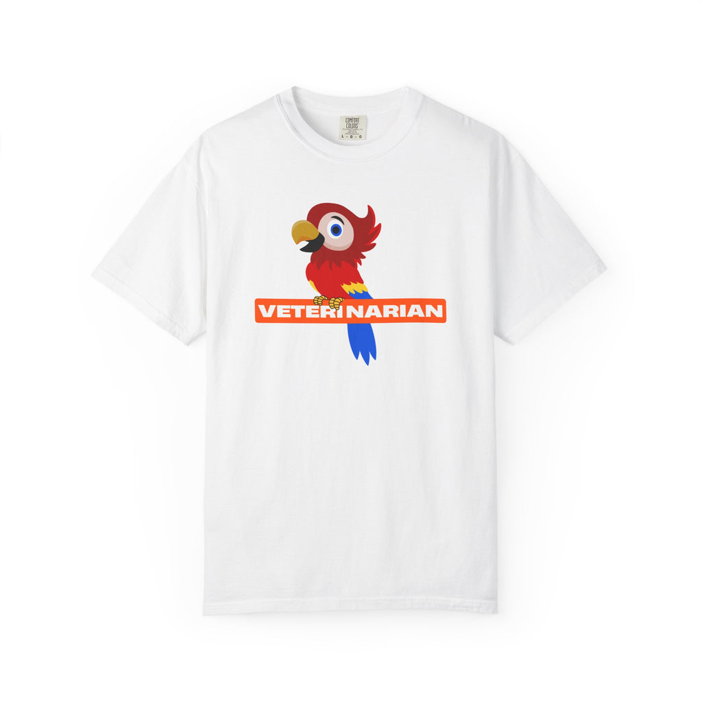Veterinarian Parrot T-Shirt | Cute Animal Lover Shirt, Unisex Teen Gift, Animal Care Apparel, Funny Pet Shirt, Veterinary Gifts