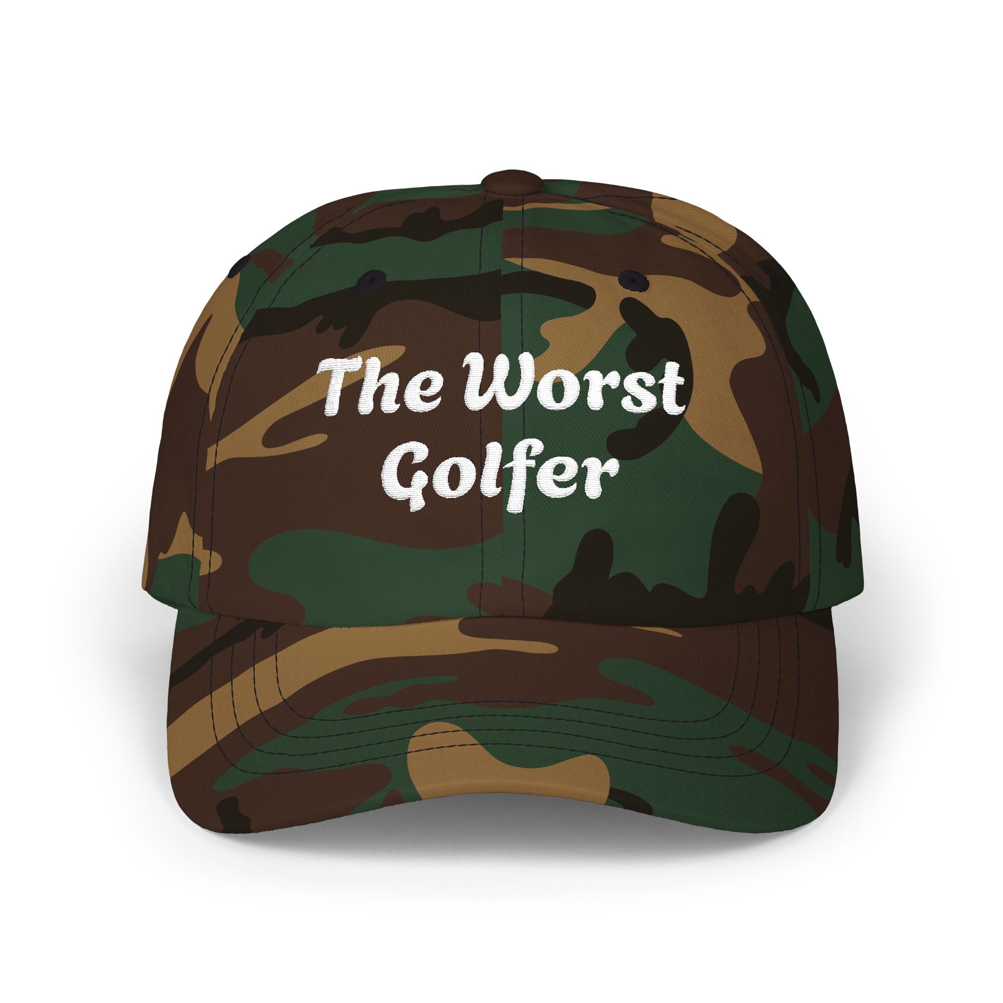 The Worst Golfer Classic Cap, Vintage Golf Hat, Father's Day Gift, Casual Summer Sun Hat, Fun Sports Cap, Golfer's Accessories
