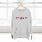 Wellesley Fleece Hoodie, Casual Sweatshirt, Cozy Layering Piece, Perfect Gift for All Occasions, Stylish Streetwear