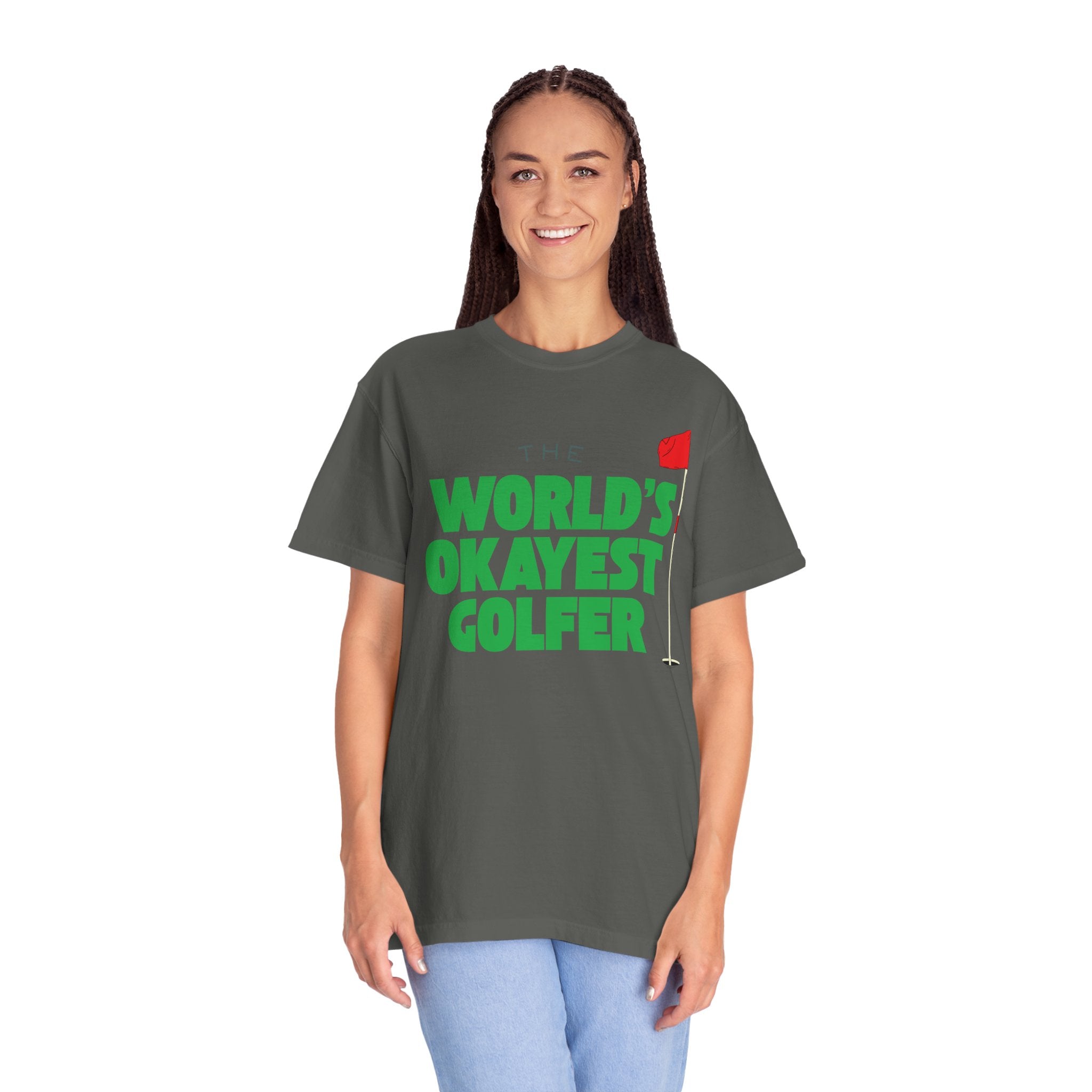 World's Okayest Golfer T-Shirt, Funny Golf Gift, Unisex Tee, Sports Apparel, Father's Day Gift, Golfer Humor