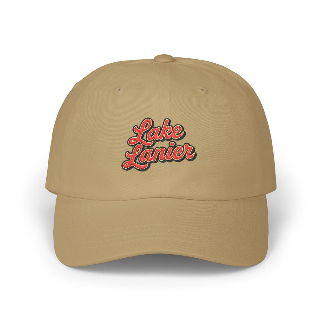 Lake Lanier Classic Dad Cap - Adjustable Summer Baseball Hat, Gift for Dad, Vacation Accessory, Laid-back Style, Casual Wear