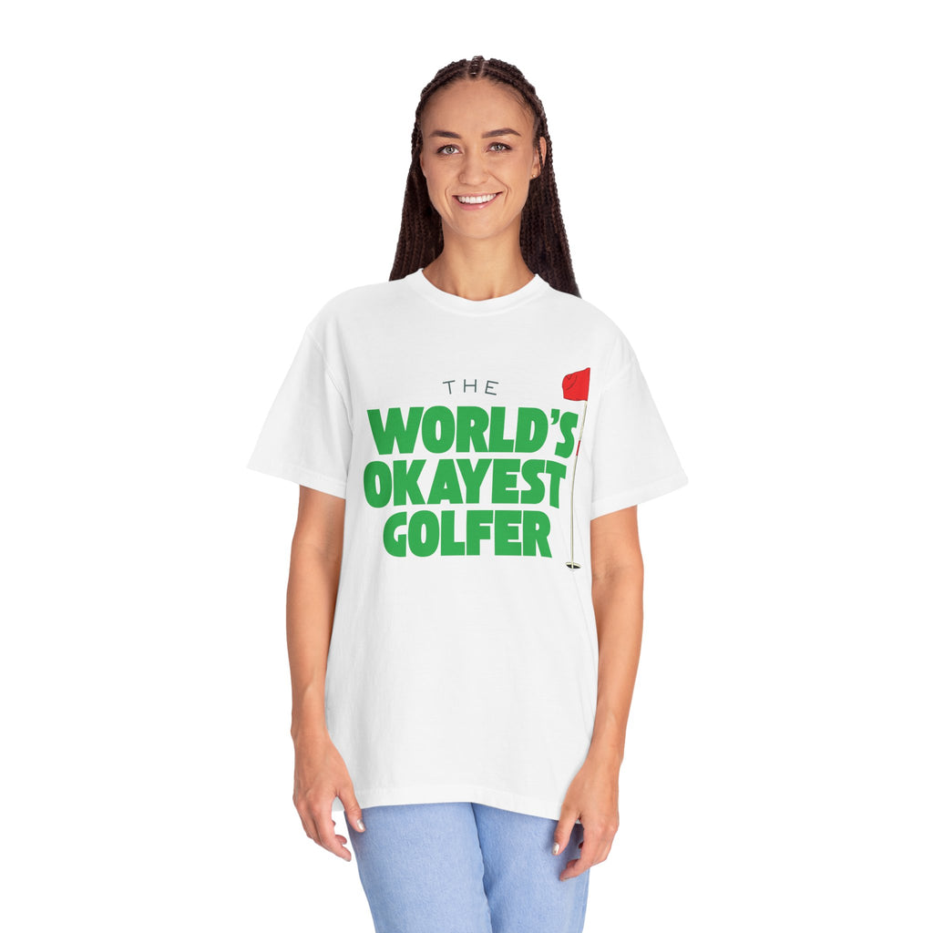 World's Okayest Golfer T-Shirt, Funny Golf Gift, Unisex Tee, Sports Apparel, Father's Day Gift, Golfer Humor