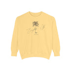 Everglades City Chill Vibes Sweatshirt - Unisex Garment-Dyed Style, Perfect for Lounging