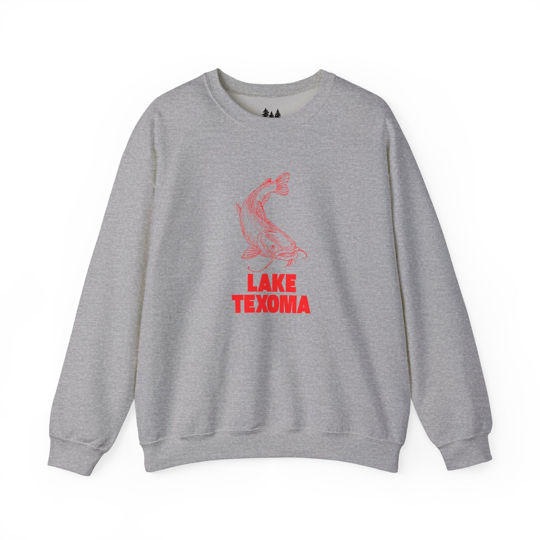 Lake Texoma Fishing Sweatshirt, Cozy Crewneck, Perfect for Outdoorsy Lovers, Casual Wear, Gift for Nature Enthusiasts, Lake Life Apparel