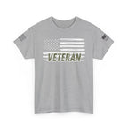 Patriotic Veteran Tee, USA Flag Shirt, Military Appreciation Gift, Unisex Casual Wear, Freedom Tee for Veterans