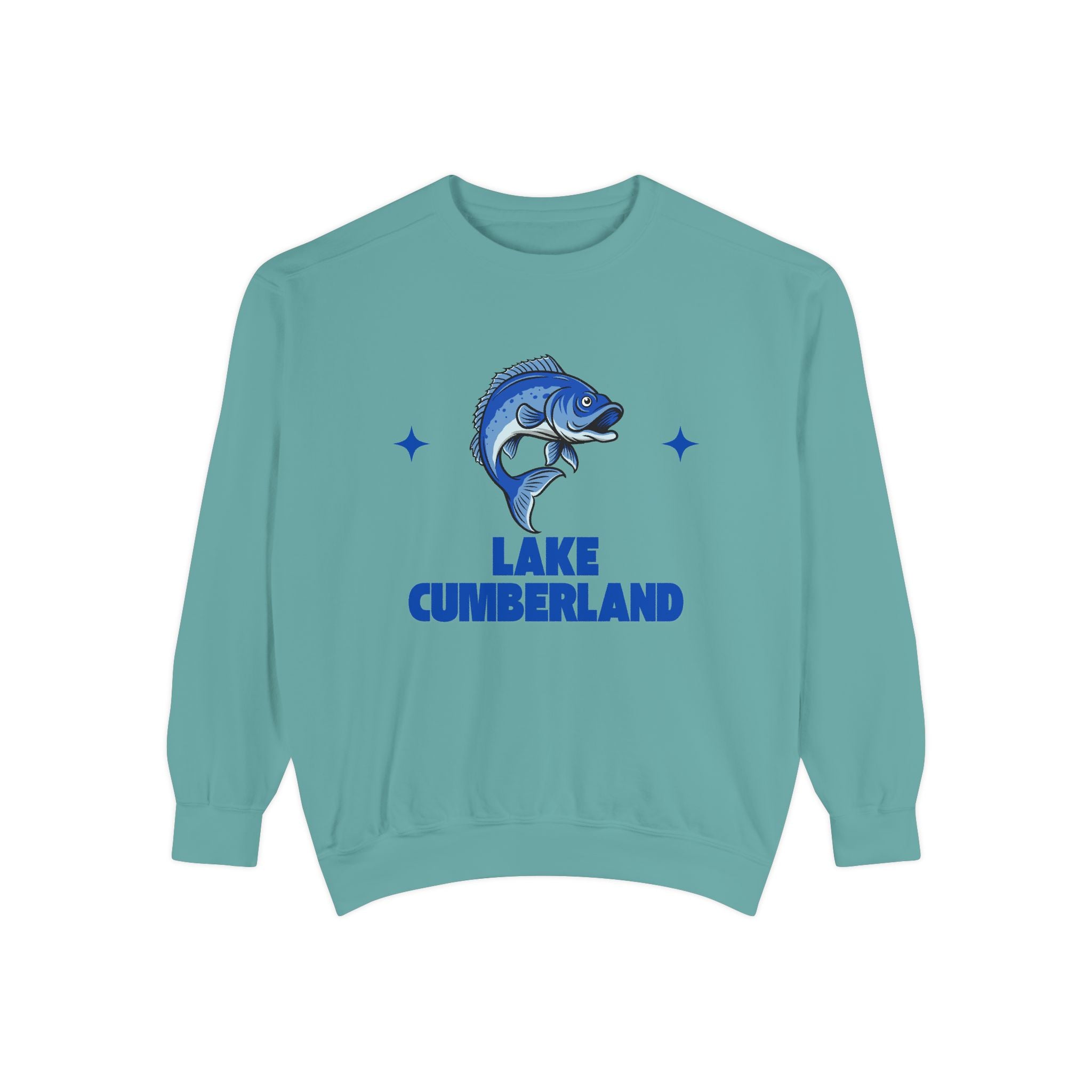 Lake Cumberland Fish Design Unisex Sweatshirt | Cozy Fishing Apparel, Casual Wear, Gift for Anglers, Lake Day Outfit, Nature Lovers Sweatshirt
