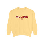 McLean Unisex Garment-Dyed Sweatshirt | Cozy Fashion, Perfect for Casual Outings, Gifts, Fall & Winter Style, Everyday Comfort