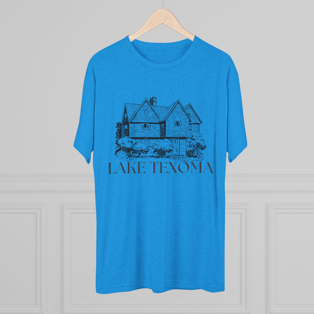 Lake Texoma Unisex Tri-Blend Crew Tee, Casual T-Shirt, Summer Apparel, Lake House Shirt, Gift for Friends, Travel Tee