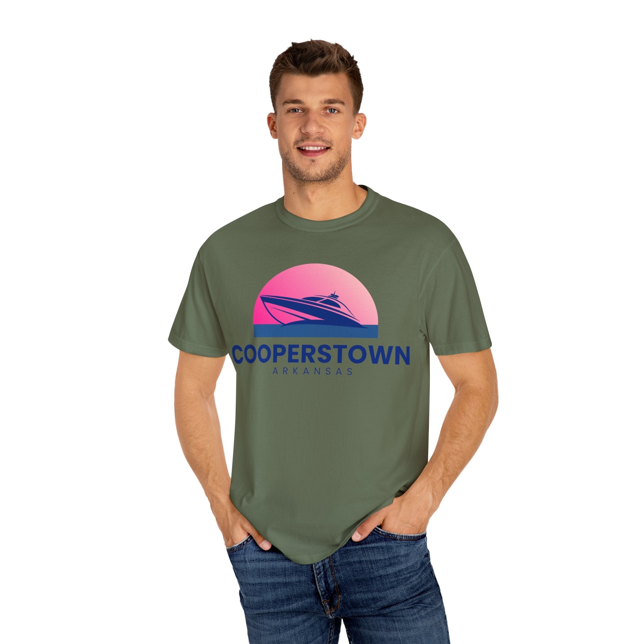 Cooperstown Vibes, Unisex T-shirt, Casual Tee, Travel Souvenir, Vacation Top