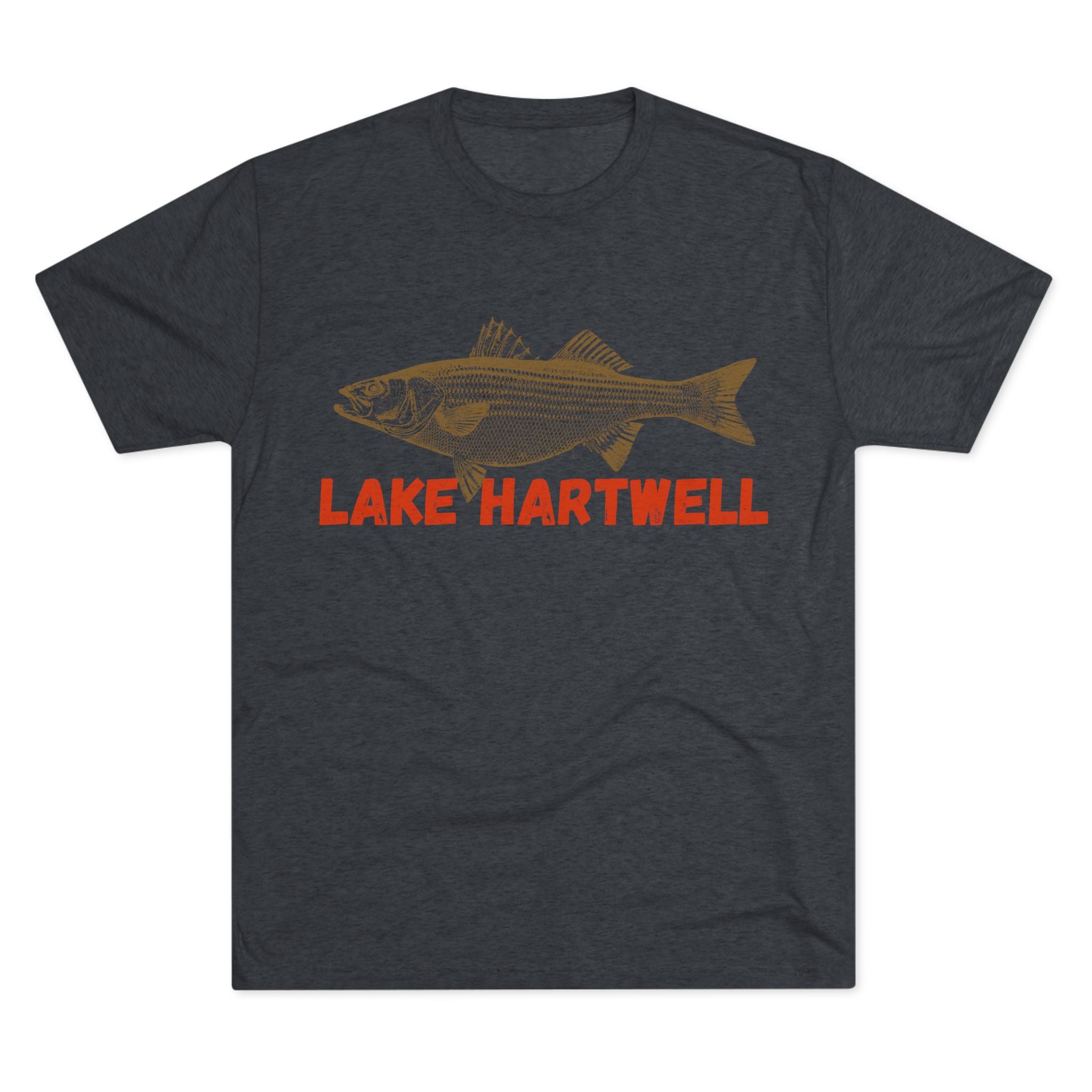 Lake Hartwell Fishing Tee, Unisex Crew Neck Shirt, Summer Lake Apparel, Gift for Fishermen, Outdoor Adventure T-Shirt, Lake House Style