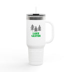 Lake Gaston Insulated Travel Mug, 40oz - Perfect for Camping, Road Trips, Gifts, Outdoor Adventures, Summer Fun