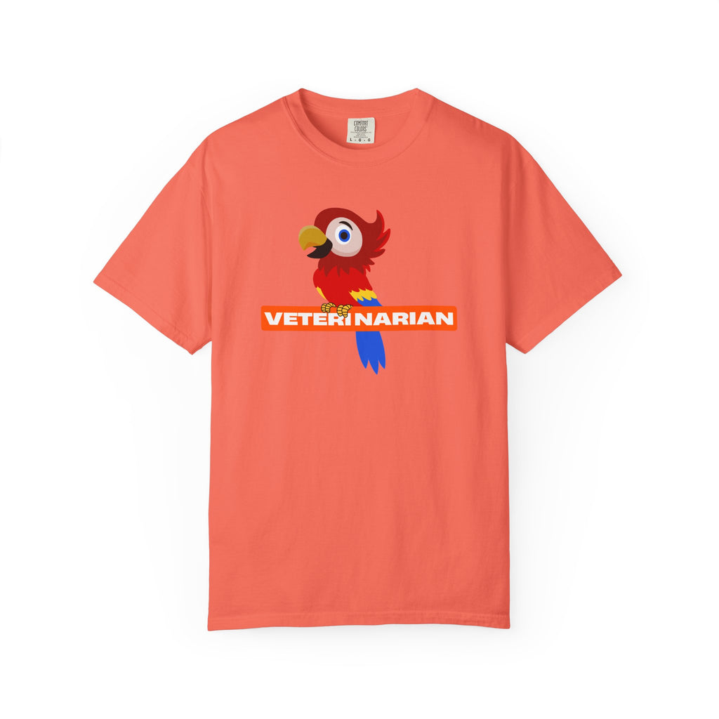Veterinarian Parrot T-Shirt | Cute Animal Lover Shirt, Unisex Teen Gift, Animal Care Apparel, Funny Pet Shirt, Veterinary Gifts