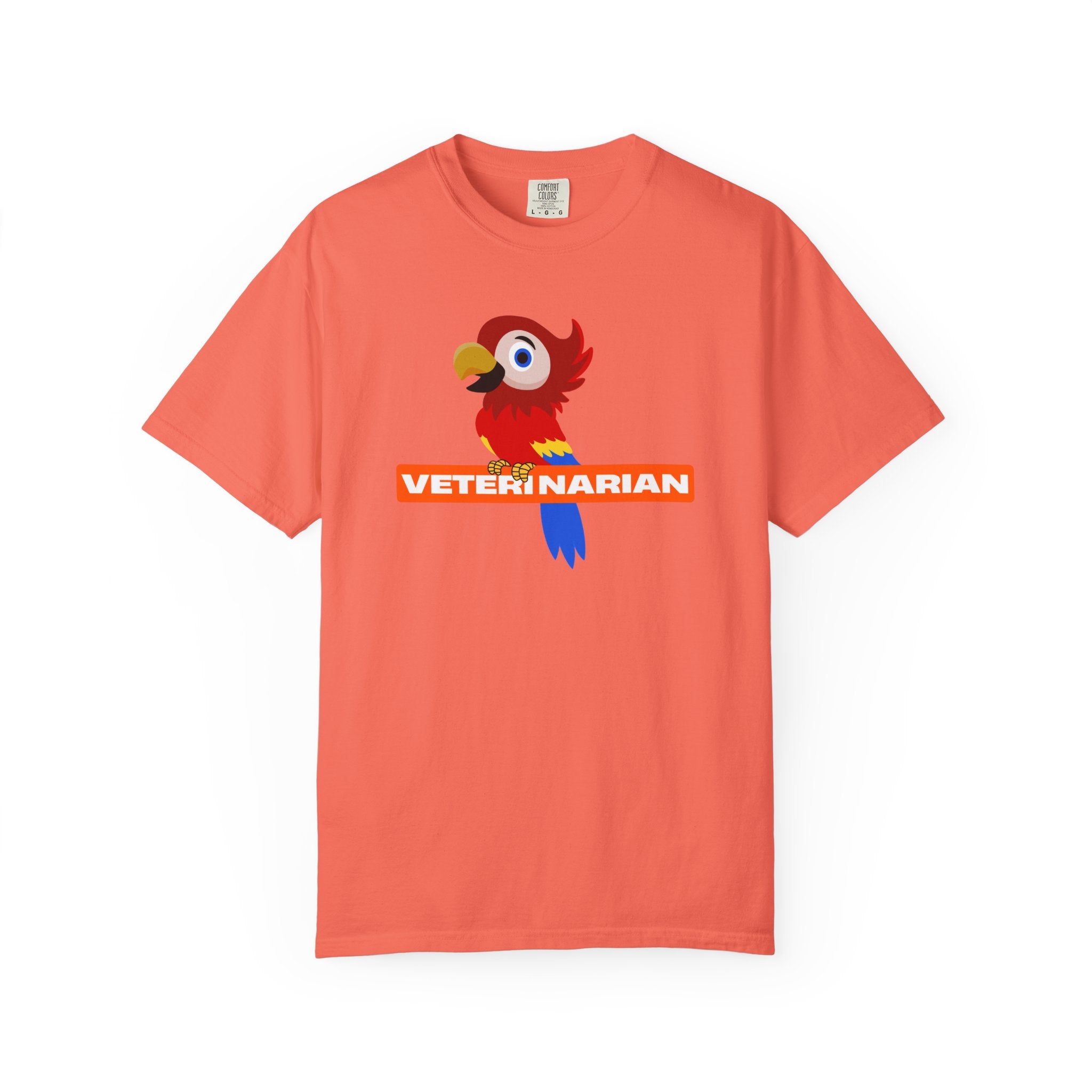 Veterinarian Parrot T-Shirt | Cute Animal Lover Shirt, Unisex Teen Gift, Animal Care Apparel, Funny Pet Shirt, Veterinary Gifts