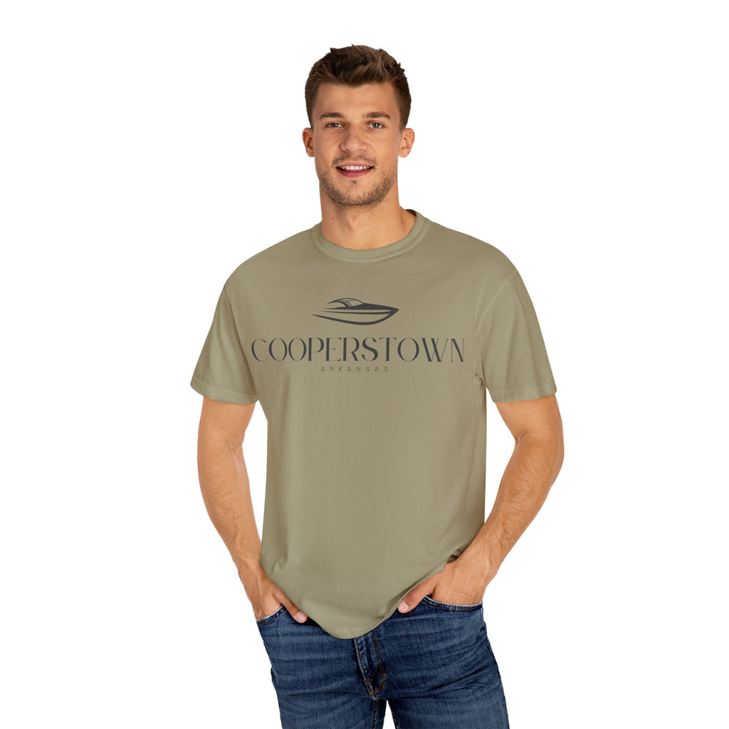 Cooperstown Chill Vibes Tee - Unisex Garment-Dyed T-shirt for Autumn Lovers, Casual Wear, Gifts for Him/Her