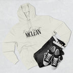 McLean Stylish Three-Panel Fleece Hoodie for Everyday Comfort, Personalized Gift, Casual Wear, Unisex Hoodie, Cozy Fashion