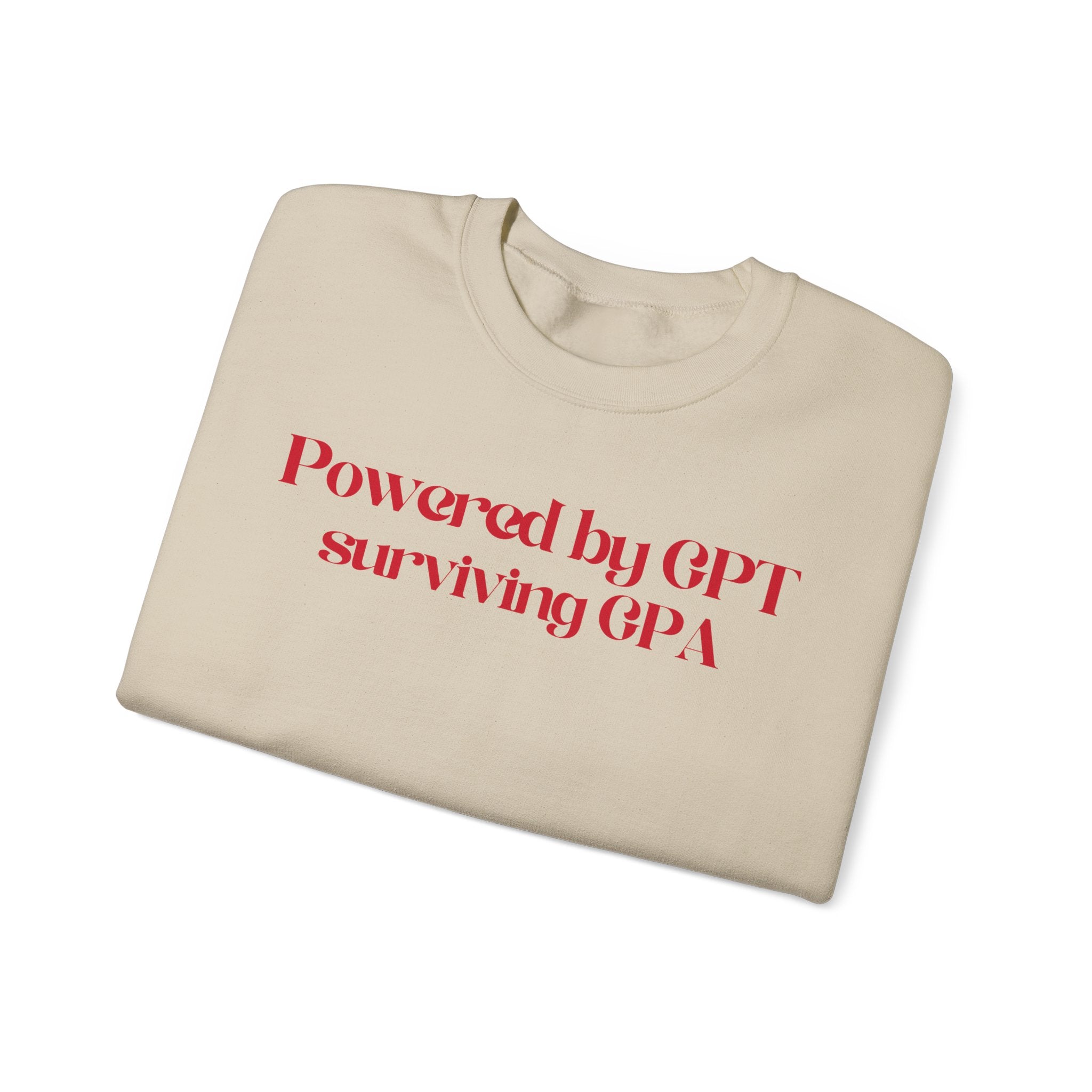 Surviving GPA Sweatshirt - Unisex Casual Crewneck, Gift for Tech Enthusiasts, College Students, Relaxed Fit for Everyday Wear