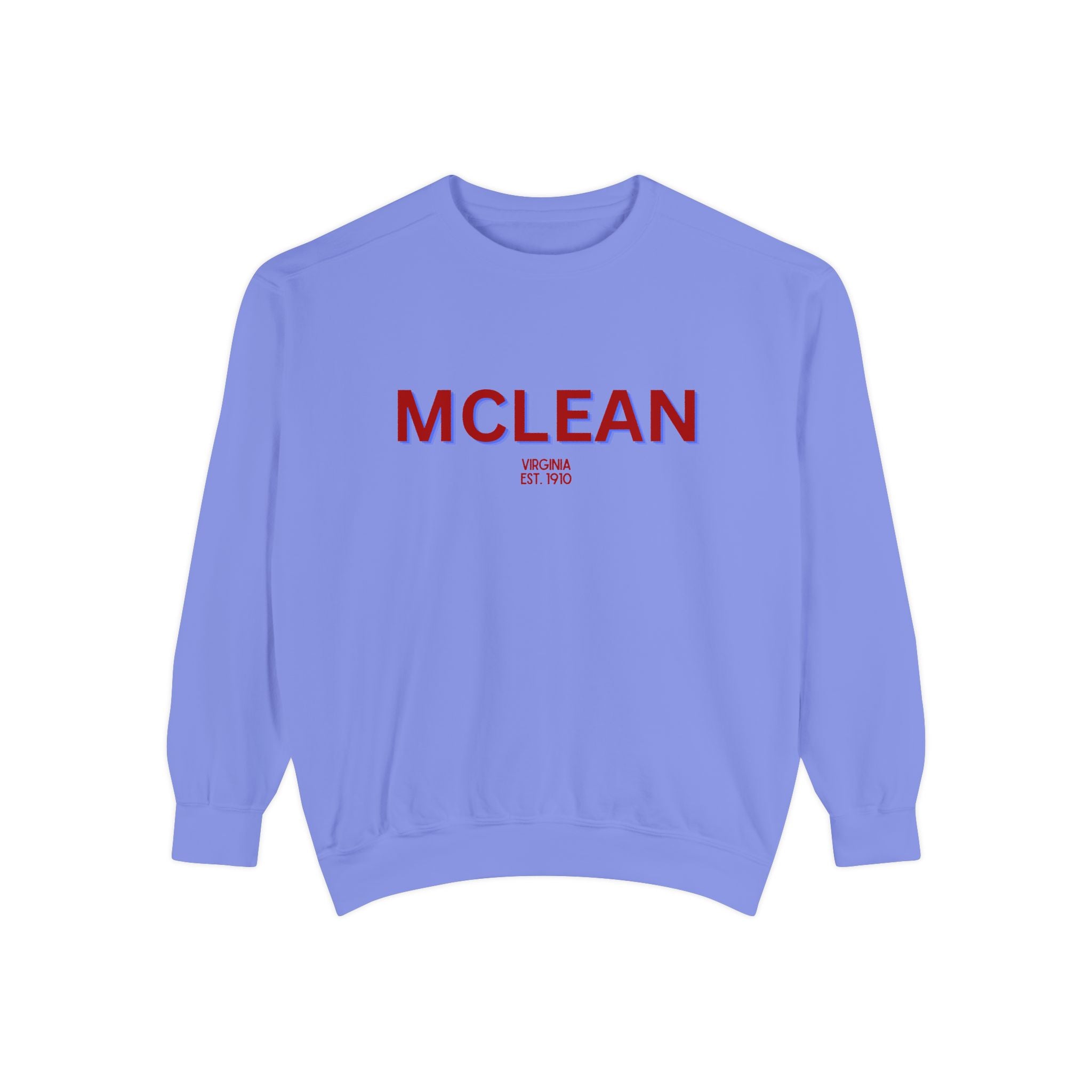 McLean Unisex Garment-Dyed Sweatshirt | Cozy Fashion, Perfect for Casual Outings, Gifts, Fall & Winter Style, Everyday Comfort