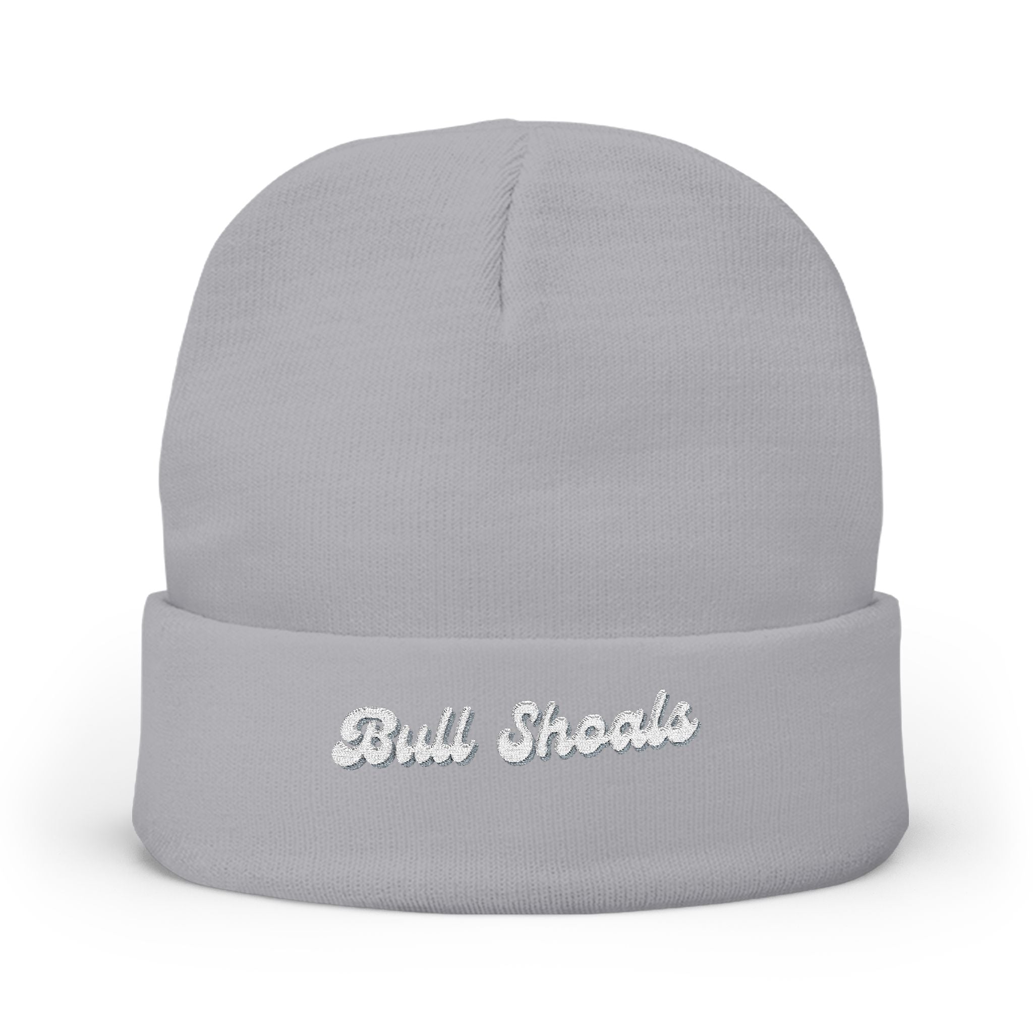 Bull Shoals Cozy Embroidered Knit Beanie | Winter Hat, Casual Fashion Accessory, Gift for Him/Her, Cozy Style, Outdoor Wear