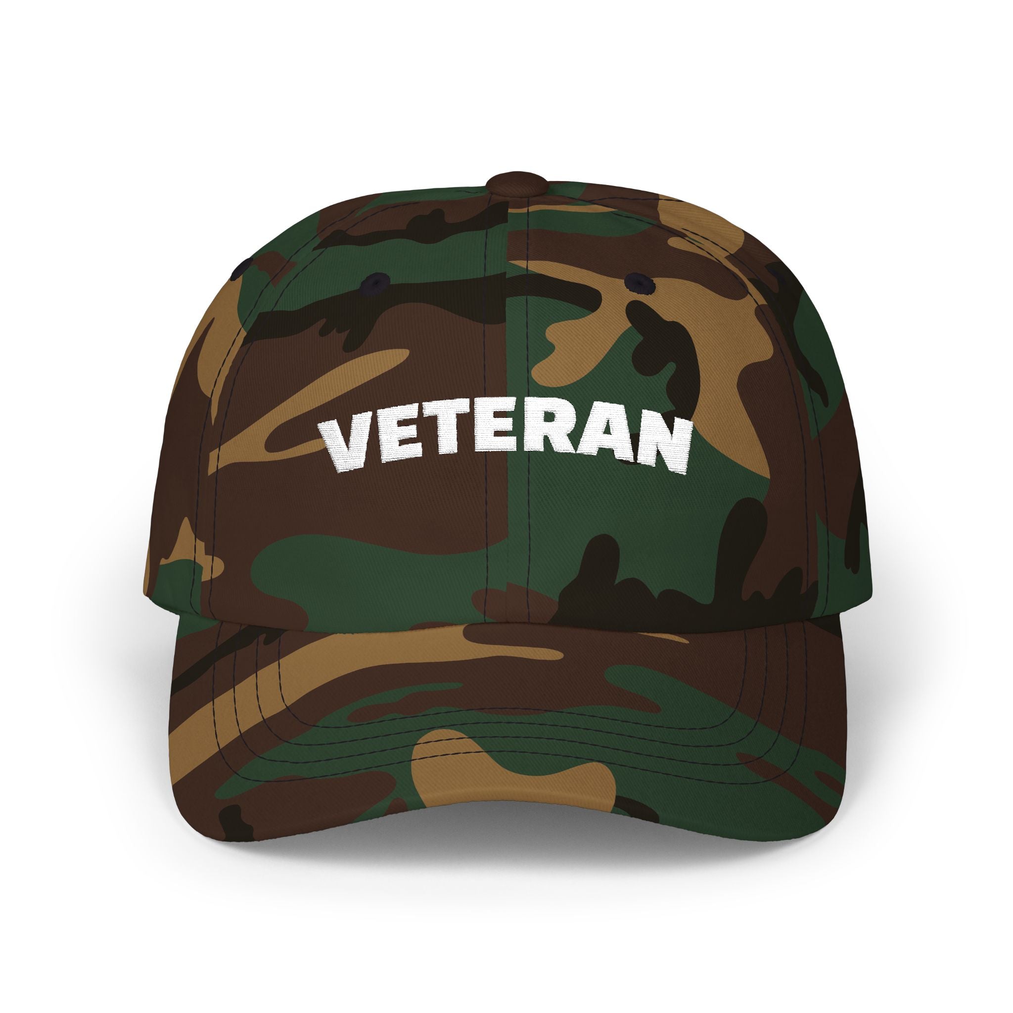 Classic Veteran Cap - Casual Style Hat for Father's Day, Veteran's Day, Outdoor Adventures, Everyday Wear, Military Pride