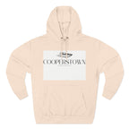 Cooperstown Stylish Three-Panel Fleece Hoodie for Cozy Days, Casual Wear, Warm Layering, Gift for Him or Her