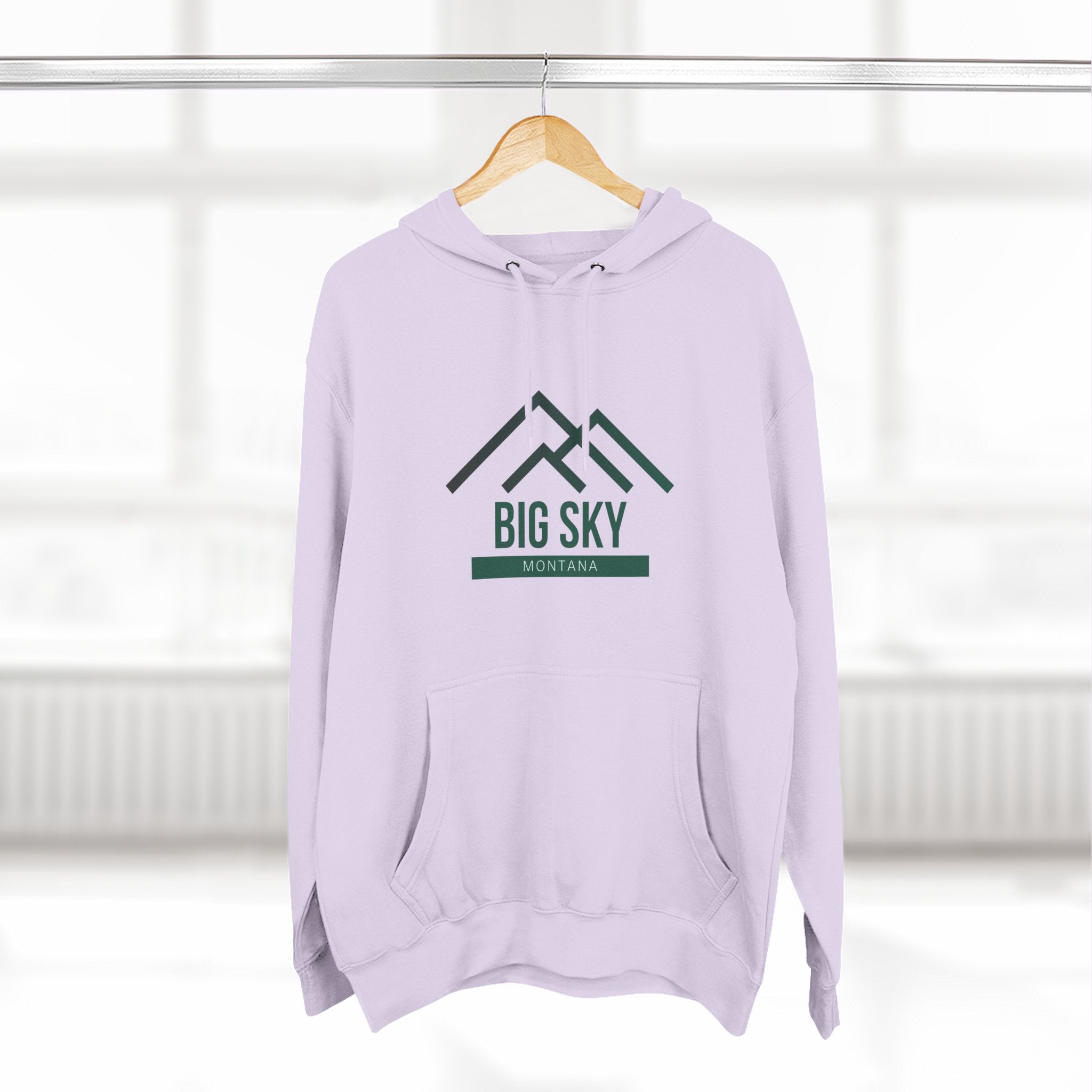 Big Sky Vibes Hoodie with Design, Perfect for Autumn Lovers, Comfortable and Stylish, Great Gift for Vacations