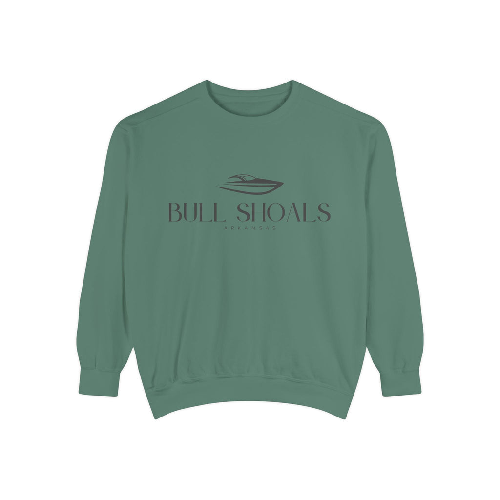 Bull Shoals Chill Vibes Sweatshirt - Unisex Garment-Dyed Style, Perfect for Lounging