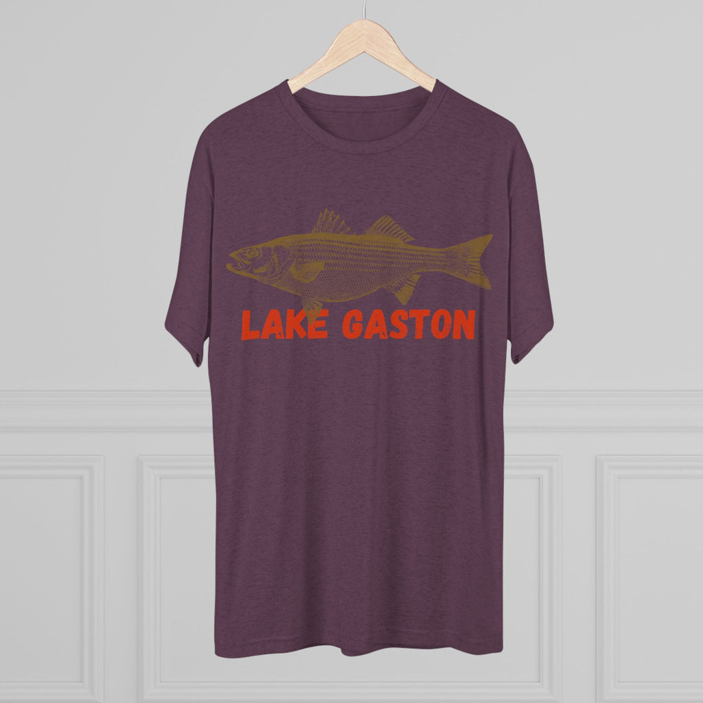 Lake Gaston Fishing Tee, Unisex Crew Neck Shirt, Summer Lake Apparel, Gift for Fishermen, Outdoor Adventure T-Shirt, Lake House Style