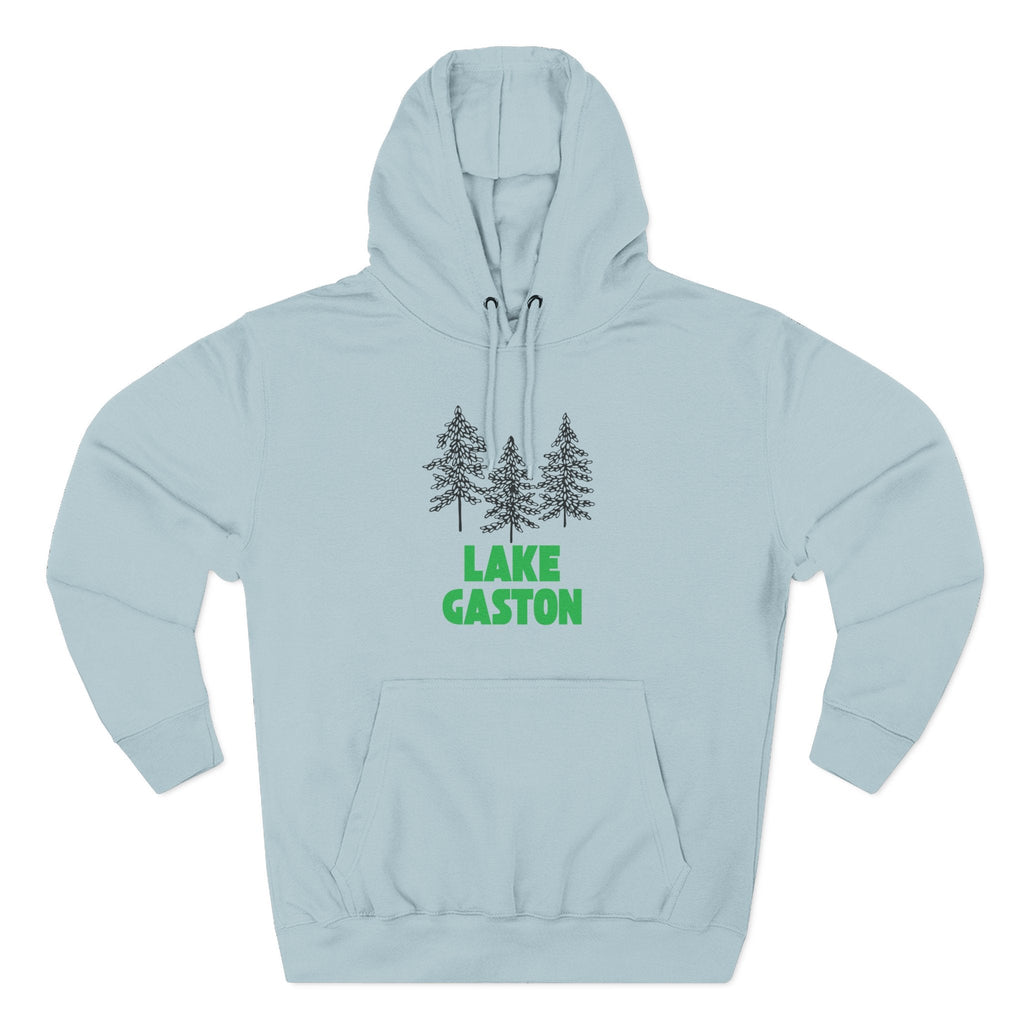 Lake Gaston Fleece Hoodie, Cozy Sweatshirt, Outdoor Adventure Wear, Unique Gift for Lake Lovers, Perfect for Fall and Winter