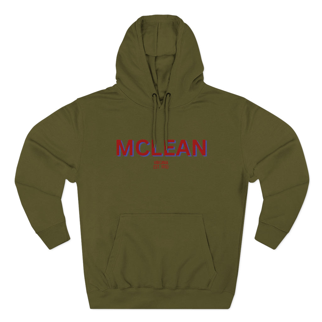 McLean Fleece Hoodie, Casual Sweatshirt, Cozy Layering Piece, Perfect Gift for All Occasions, Stylish Streetwear