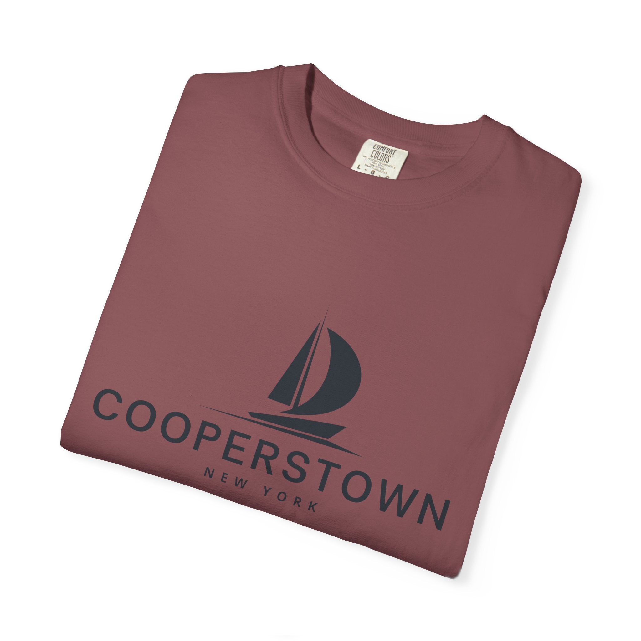Cooperstown - Unisex Garment-Dyed T-shirt, Casual Outfit, Gift for Nature Lovers, Vacation Essentials