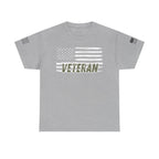Patriotic Veteran Tee, USA Flag Shirt, Military Appreciation Gift, Unisex Casual Wear, Freedom Tee for Veterans