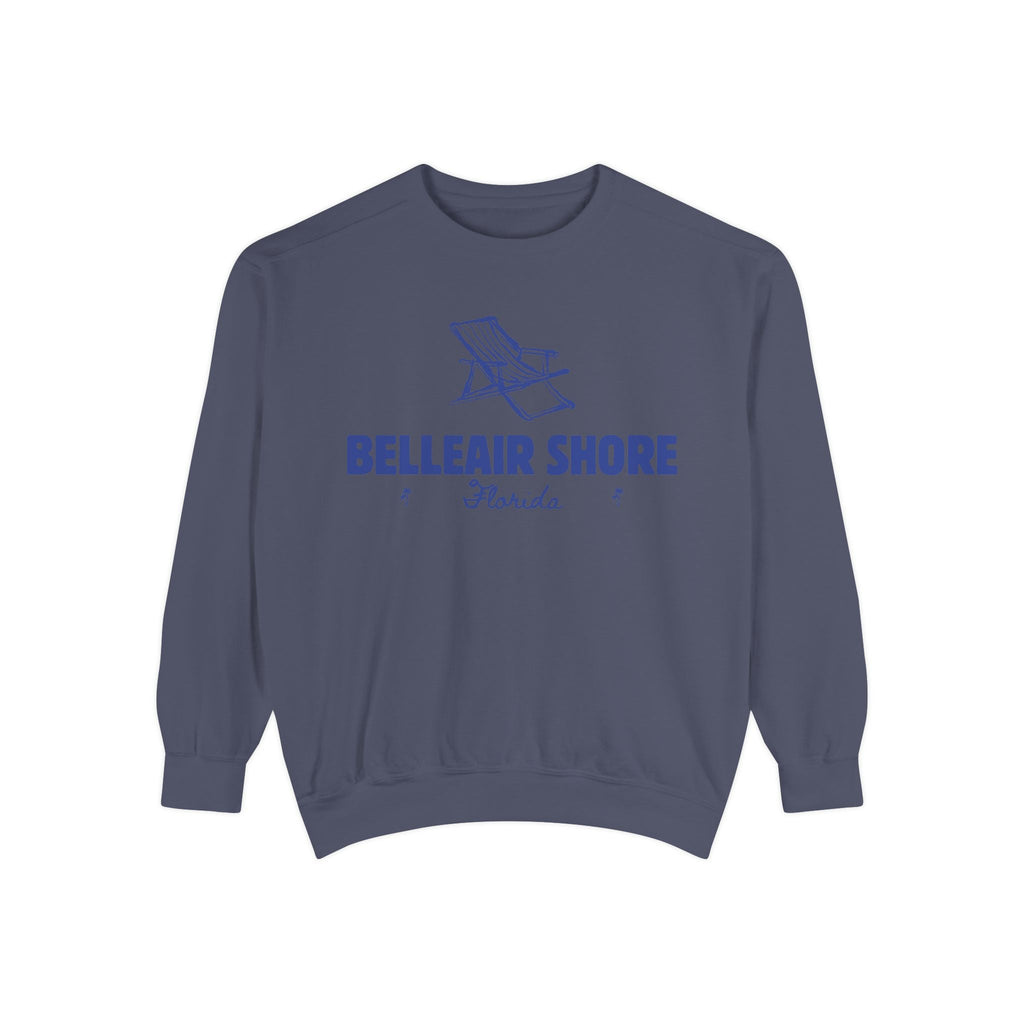 Belleair Shore Unisex Sweatshirt, Cozy Beach Vibes, Perfect Summer Gift, Florida Apparel, Relaxed Style for All