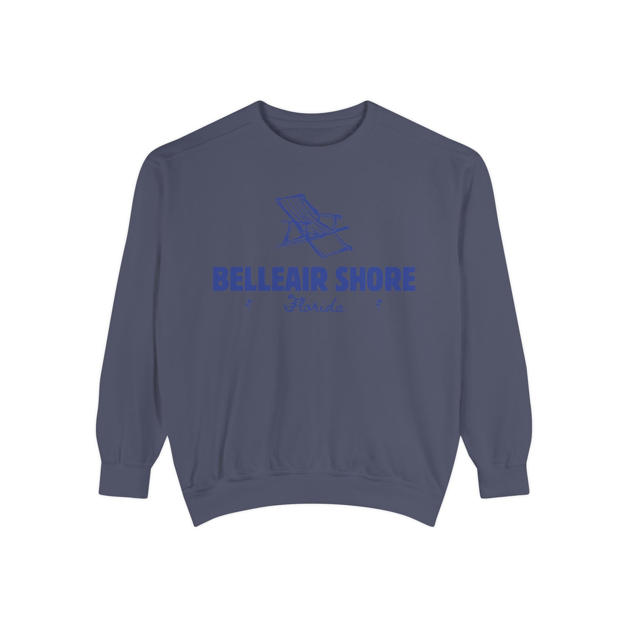 Belleair Shore Unisex Sweatshirt, Cozy Beach Vibes, Perfect Summer Gift, Florida Apparel, Relaxed Style for All