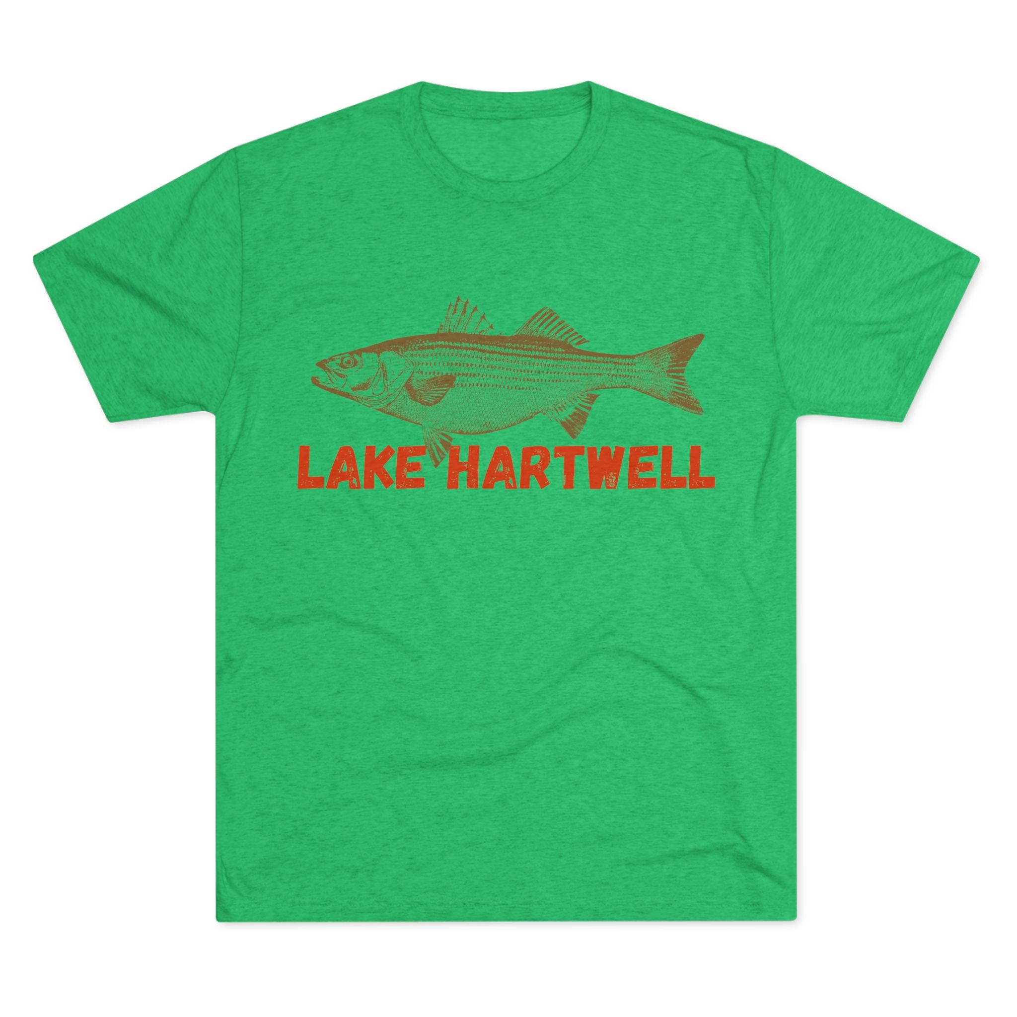 Lake Hartwell Fishing Tee, Unisex Crew Neck Shirt, Summer Lake Apparel, Gift for Fishermen, Outdoor Adventure T-Shirt, Lake House Style
