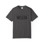 McLean Vibes Unisex Garment-Dyed T-Shirt, Casual Wear, Gifts for Locals, Trendy Summer Essential, Comfortable Everyday Tee