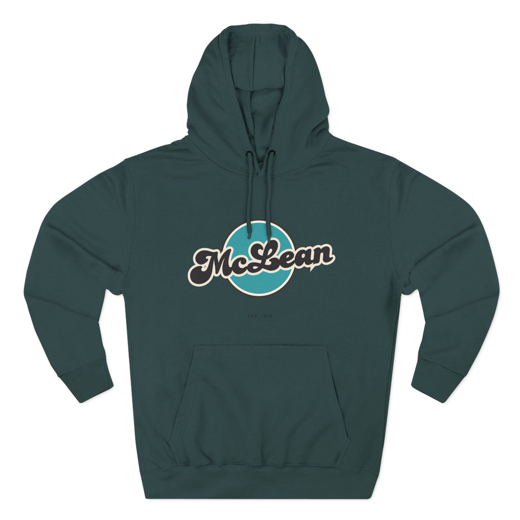 McLean Retro Vibe Hoodie for Casual Days, Streetwear, Unisex Gift, Cozy Layering Apparel
