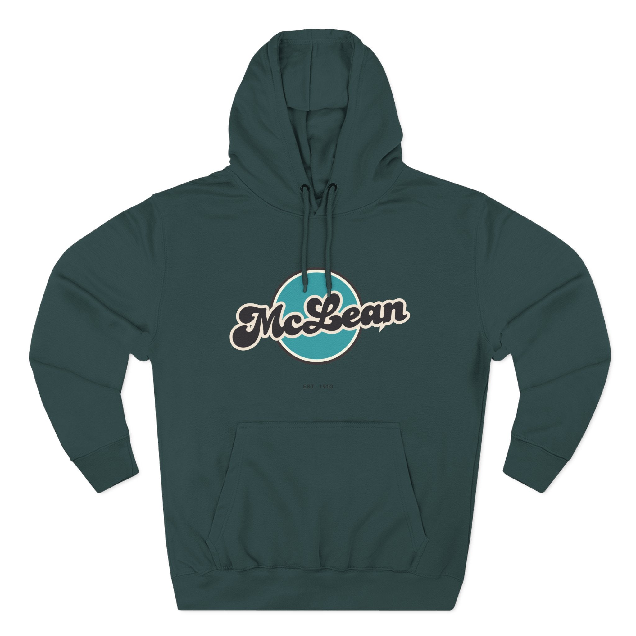 McLean Retro Vibe Hoodie for Casual Days, Streetwear, Unisex Gift, Cozy Layering Apparel