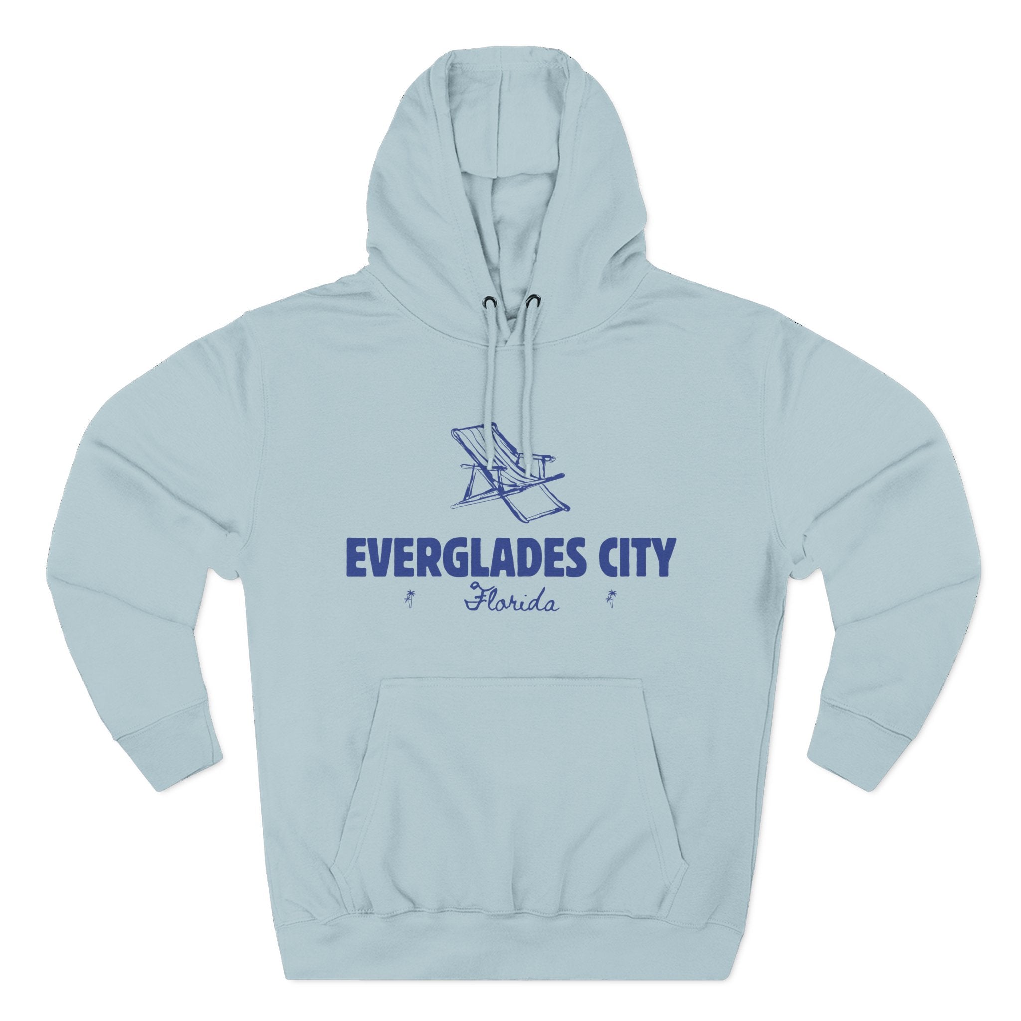 Everglades City Inspired Fleece Hoodie, Casual Wear, Relaxation, Gift for Autumn Lovers, Travel Essential